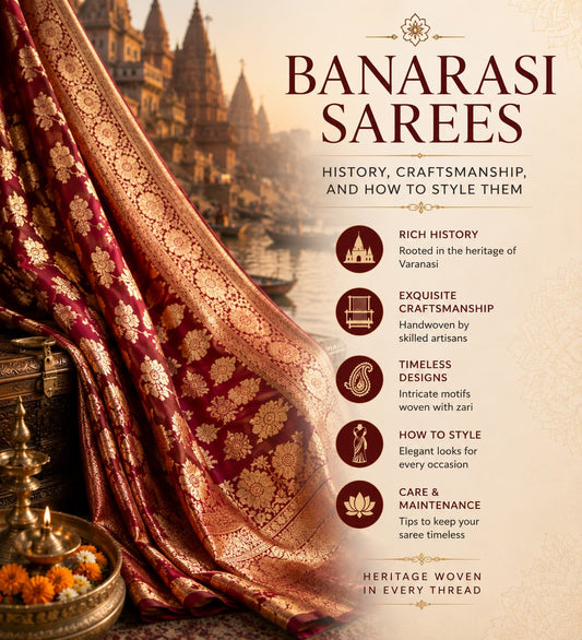 Banarasi Sarees: History, Craftsmanship, and How to Style Them
